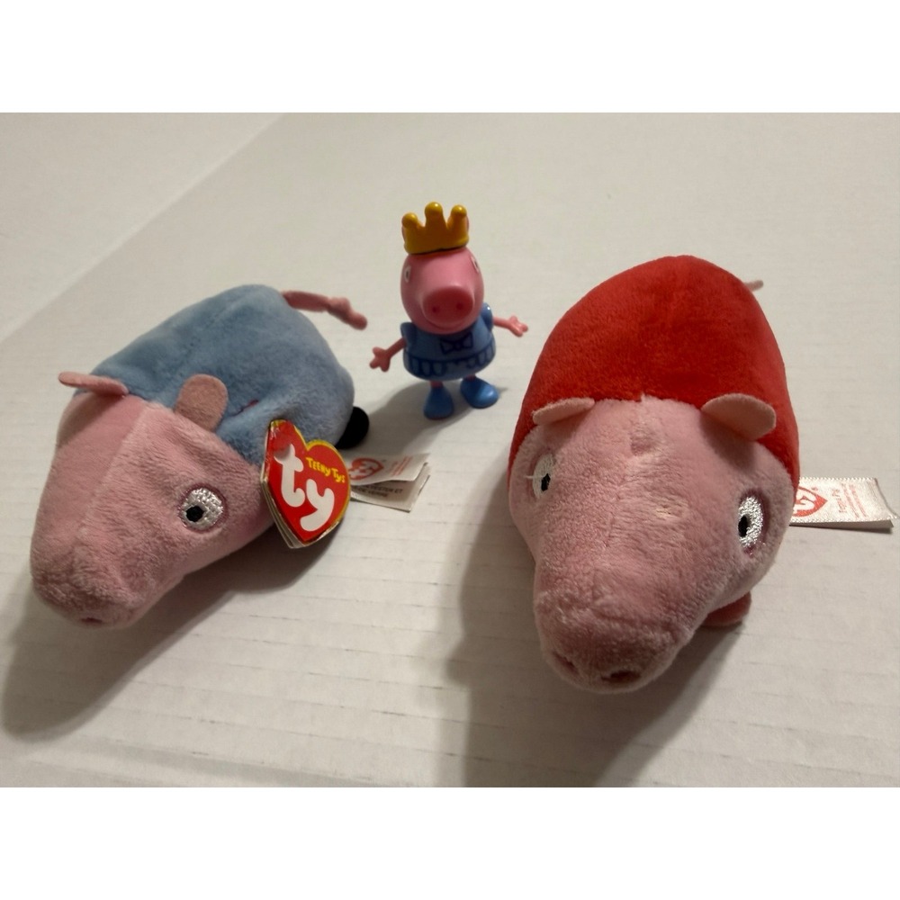Peppa Pig toy Lot TY plush action figure